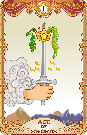 塔罗牌宝剑王牌是什么意思，宝剑一的含义
